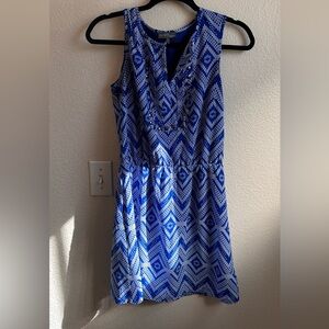 Market and Spruce blue floral dress